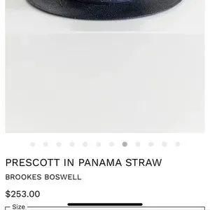 Brooks Boswell Prescott in Panama Straw hat brooks boswell | Accessories | Brooks Boswell Prescott In  main image 3